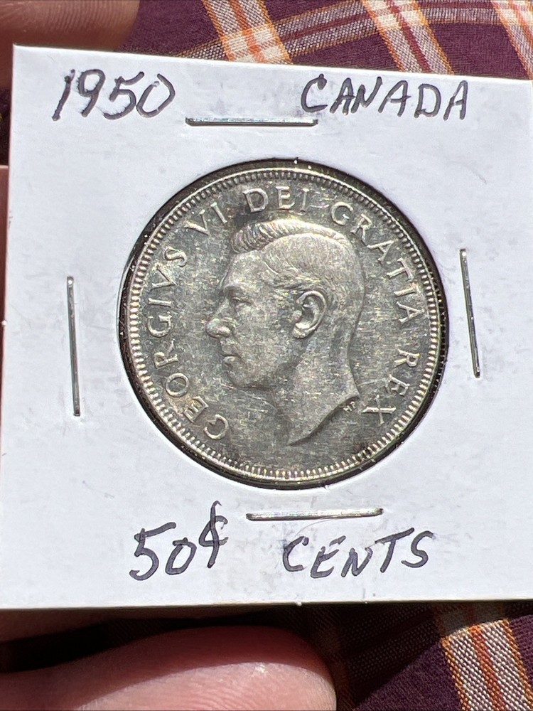 1950 50 cent Canada Silver - Canadian half dollar