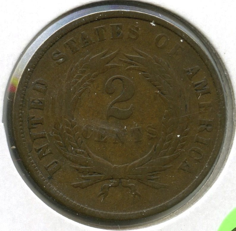 1866 2-Cent Coin - Two Cents - Q468