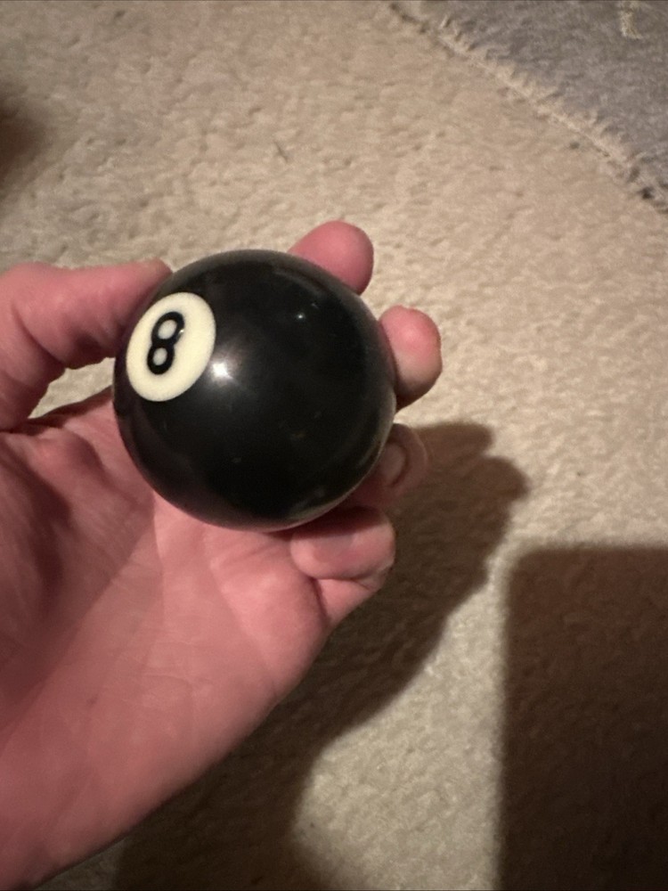 Single Black 8 Ball Billiard Ball for Pool Table Game Replacement Accessory