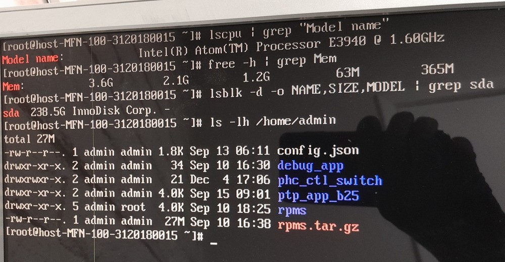 TTTech Nerve MFN 100-c24xx Edge Node, Atom E3940 (4-Core) 240GB SSD ROOT UNLOC