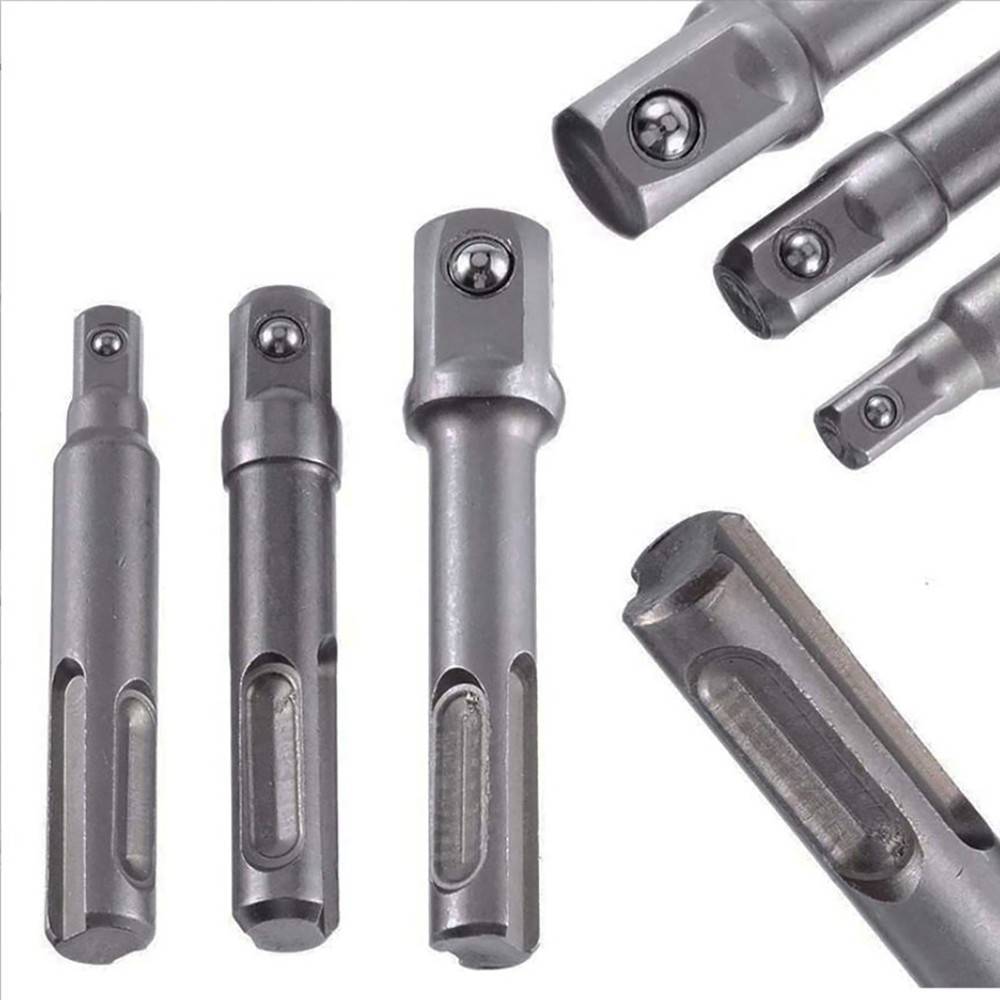 5pcs SDS Plus 1/4 Hex Socket Driver Screwdriver Bit Hammer Drill Bit Set