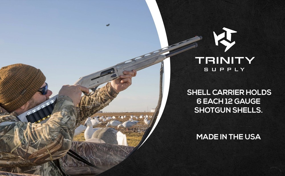 Trinity tactical shell holder compatible with Savage Stevens 320 12 gauge pump.