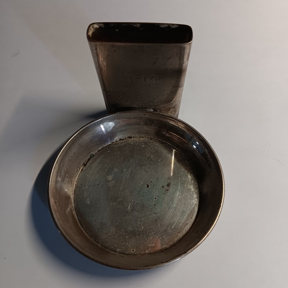 Old Crest H-M sterling small nut dish