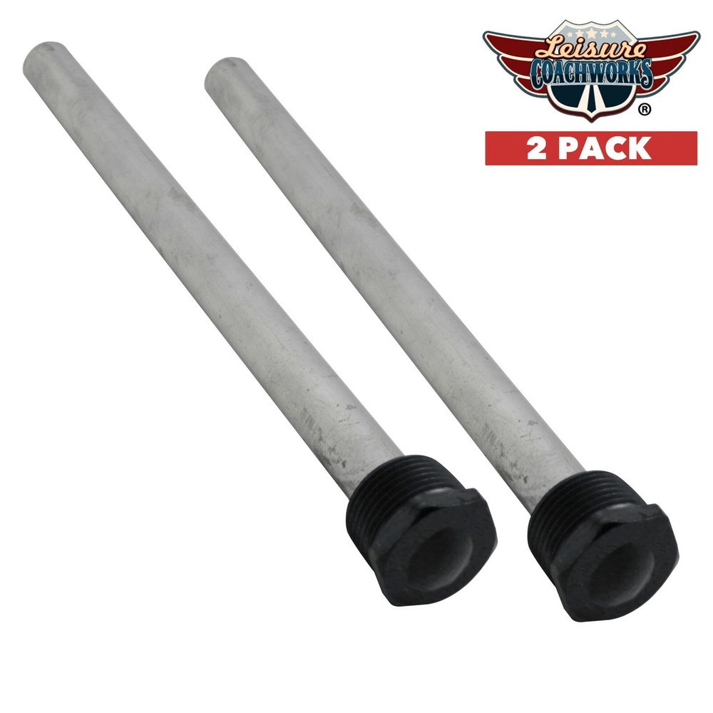 2PK RV Water Heater Magnesium Anode Rod NON TOXIC 9.25" Length ¾ NPT Threads LCW