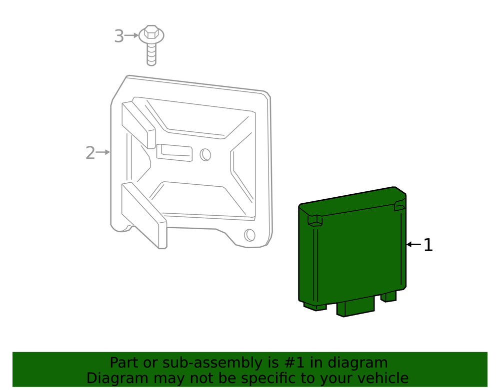 Genuine Ford Blind Spot Detection System Warning Sensor LC3Z-14C689-C