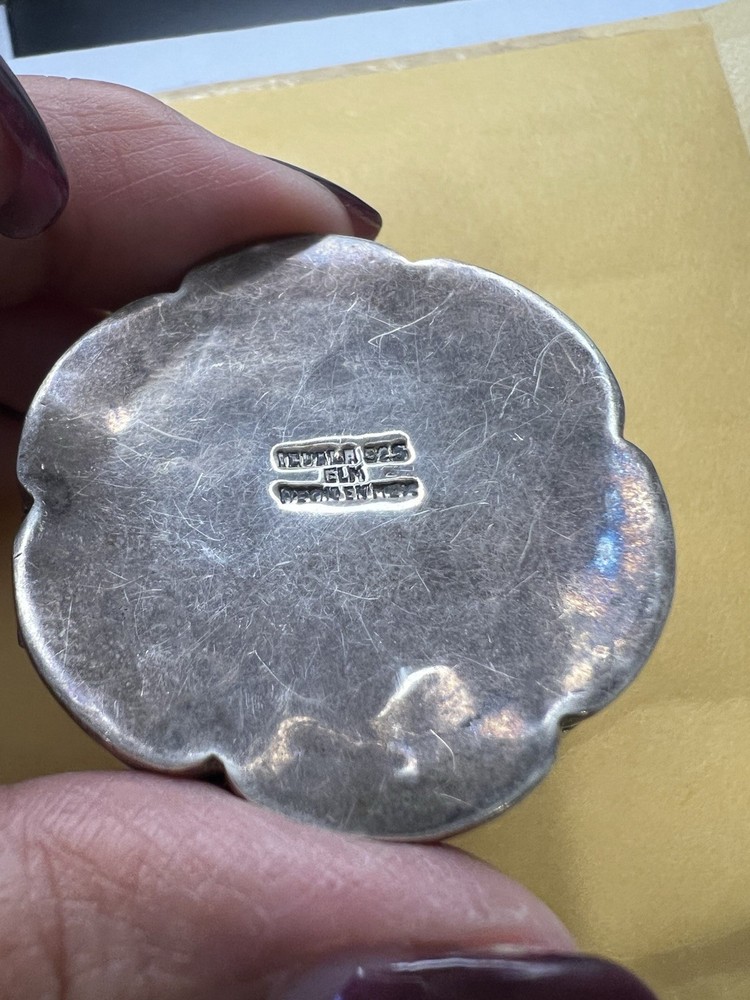 Sterling Silver 925 Vintage Pill Box
