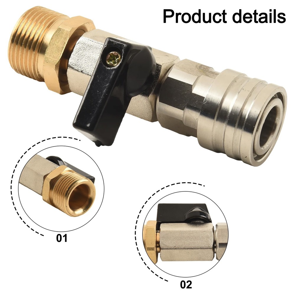 Enhanced Durability High Pressure Washer Ball Valve for Long lasting Use