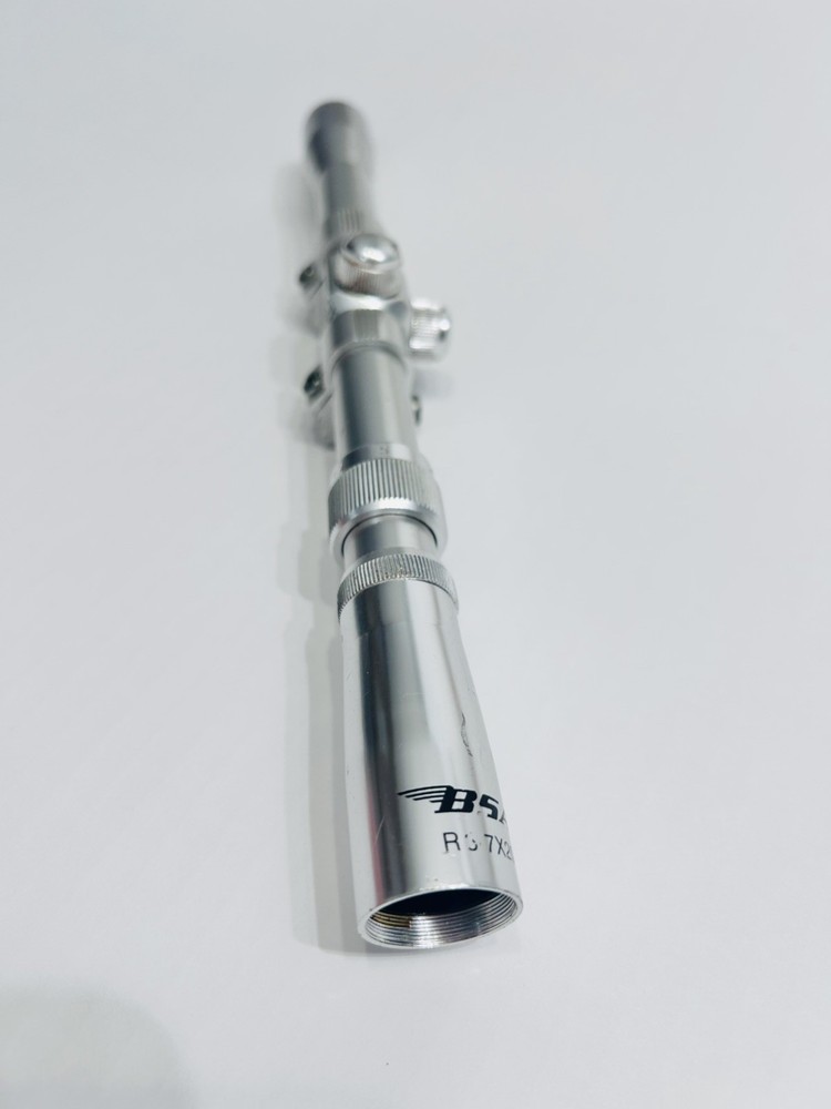 USED BSA Optics R3 7x20 Silver Scope