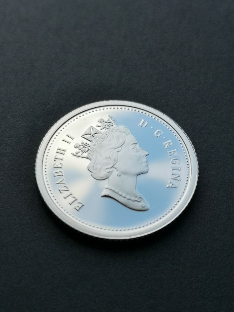 ***CANADA 10 CENTS 2003 *** PROOF HEAVY CAMEO *** STERLING SILVER ***