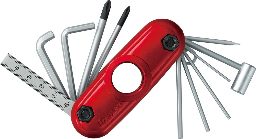 Ibanez MTZ MTZ11 Quick Access Multi Tool, Red