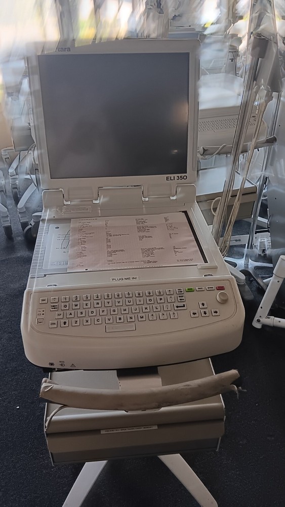Mortara Eli 350 EKG/ECG Machine with Cart