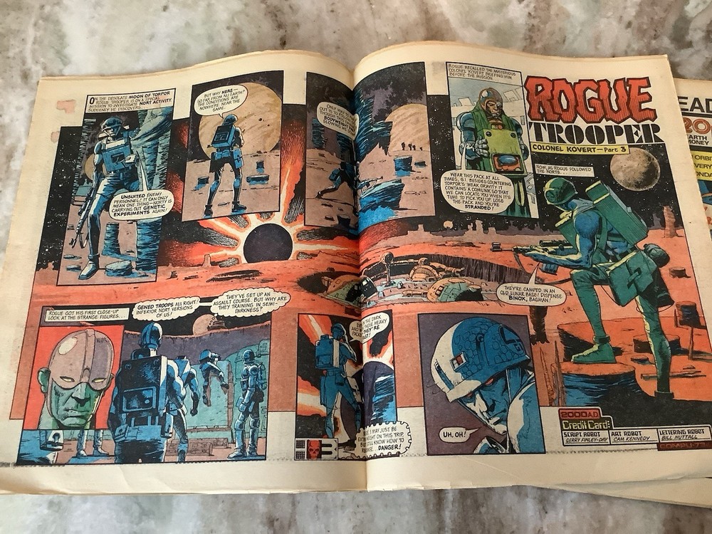 2000 A.D. Featuring Judge UK Comic Magazine Program 352 & 353 1984