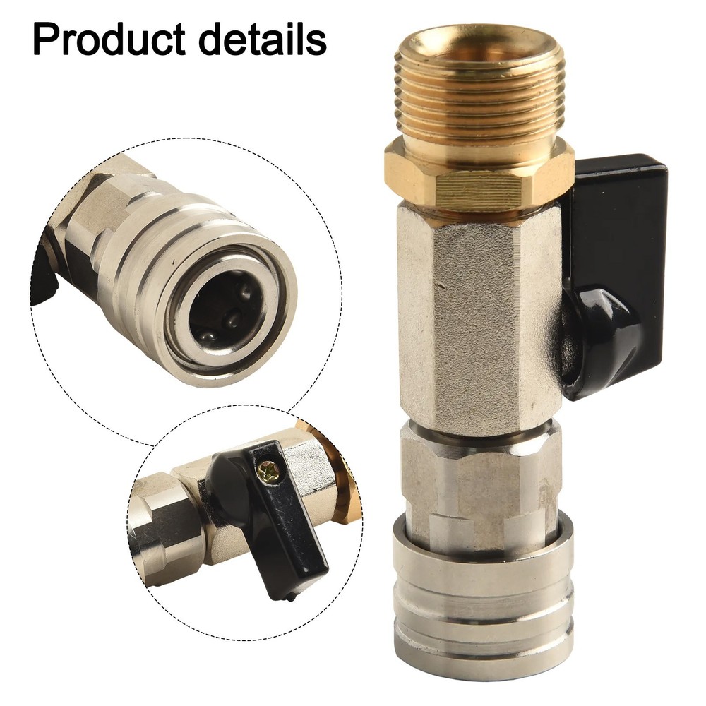 Enhanced Durability High Pressure Washer Ball Valve for Long lasting Use