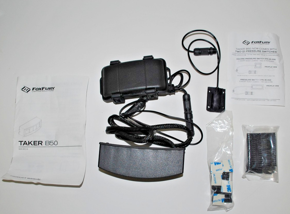 New FoxFury Taker B50 Ballistic Shield LED Light 500-331-G