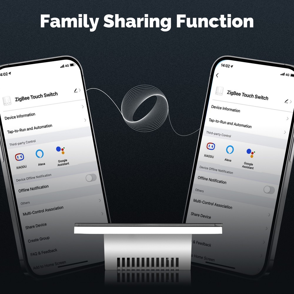 MOES Zigbee Mesh Smart Light Switch Work as Relay Require Neutral Wire Alexa APP