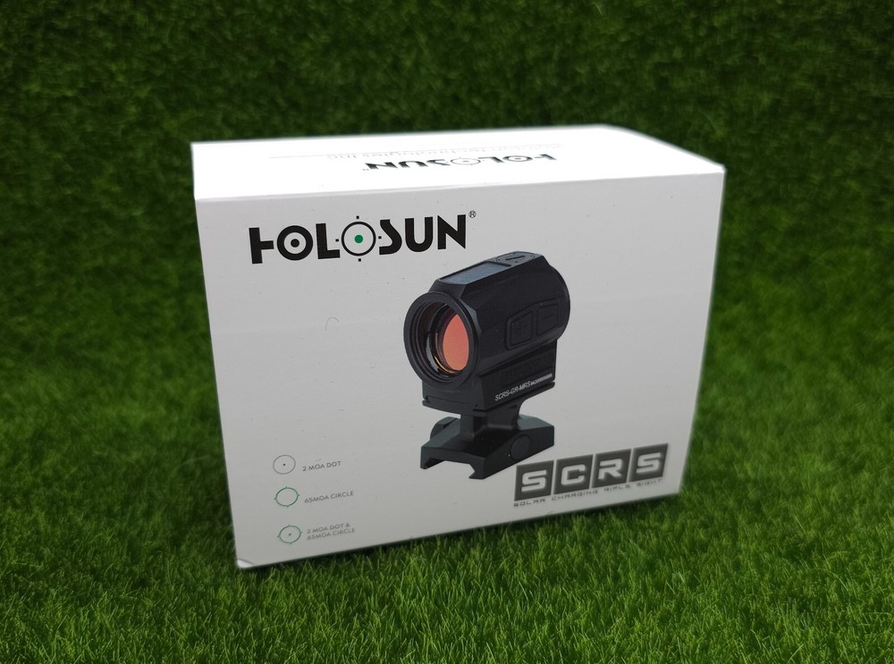 Holosun SCRS Solar Charging MRS Multi-Reticle System Green Dot Sight SCRS-GR-MRS