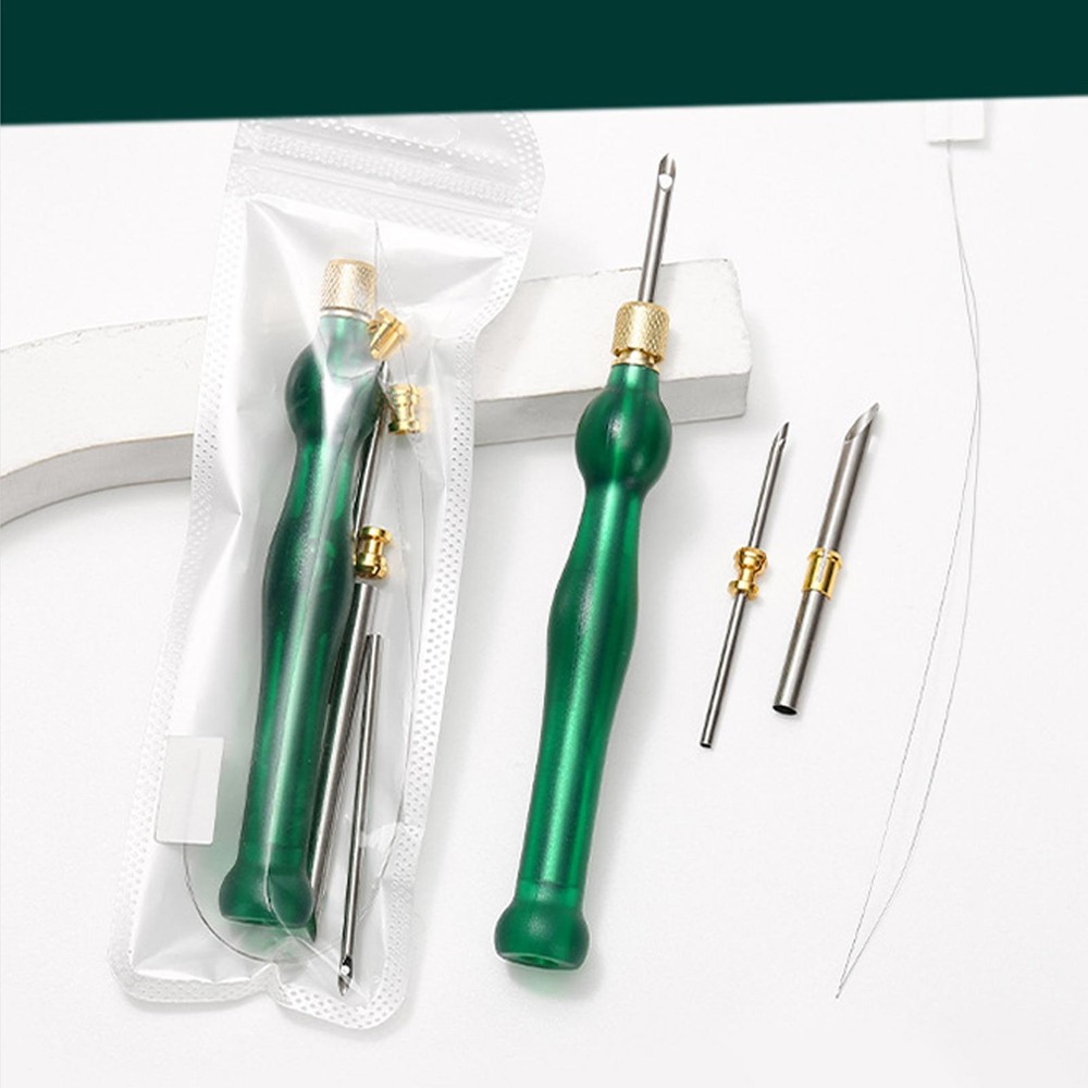 Adjustable Embroidery Needle Tool, Including Three Needles 2.5mm/3.5mm/5mm
