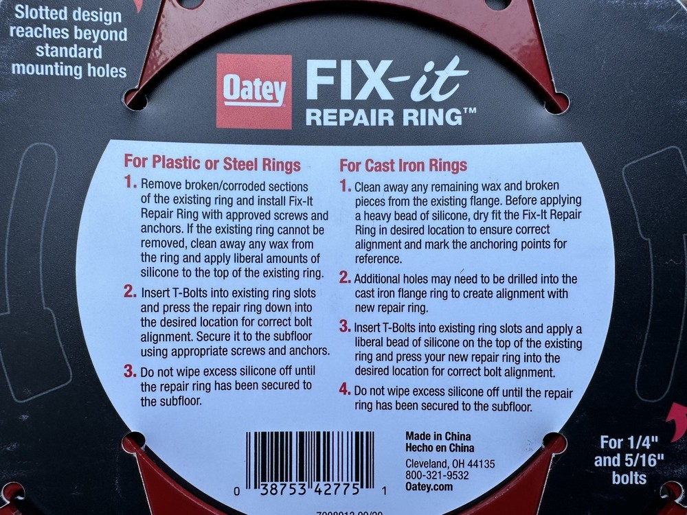 Oatey Steel Flange Ring