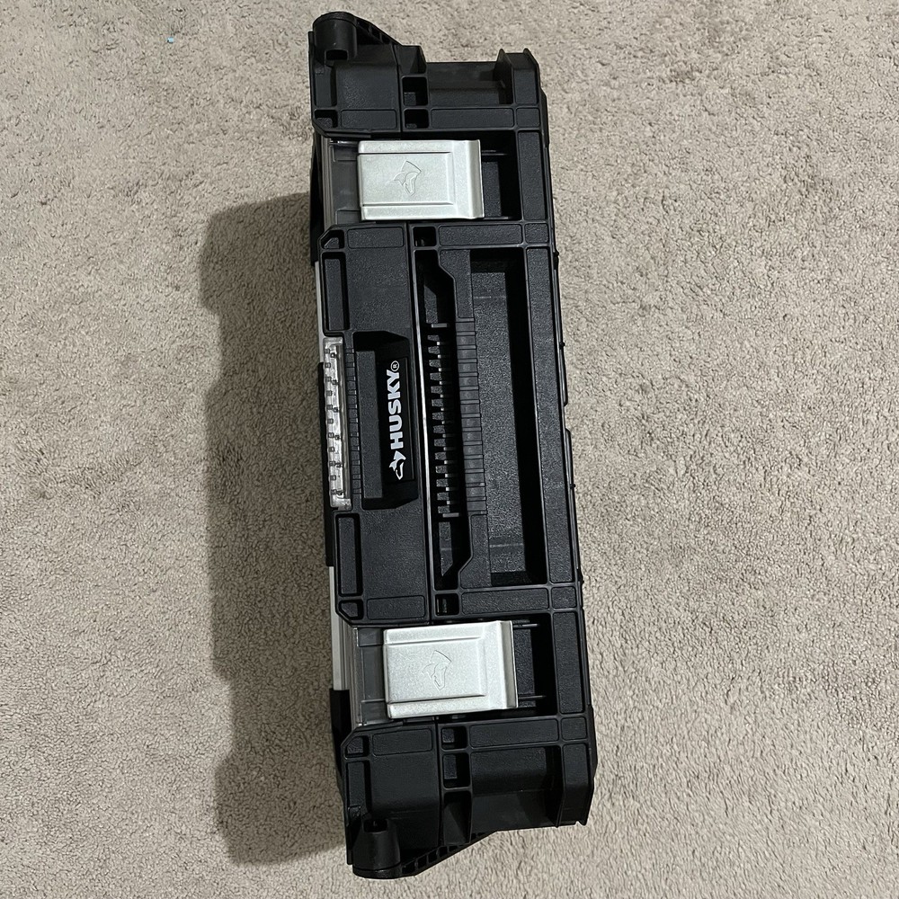 Husky Small Parts Tool Organizer Storage Hardware Case 11-Compartment Plastic