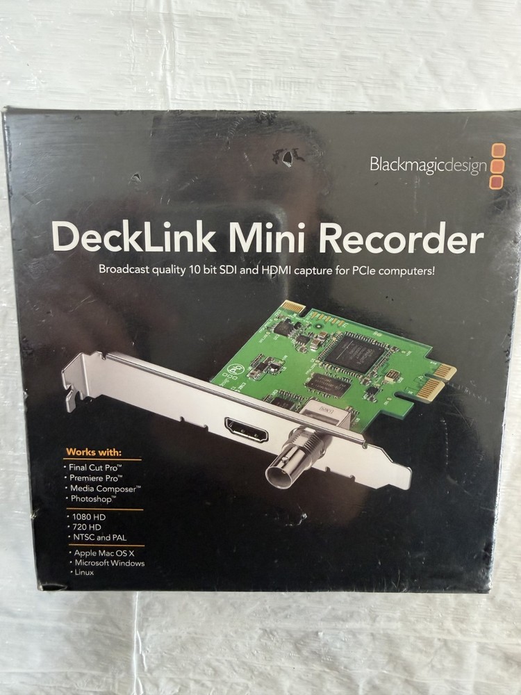 Blackmagic Design DeckLink Mini Recorder - 10 Bit SDI and HDMI (BDLKMINIREC)