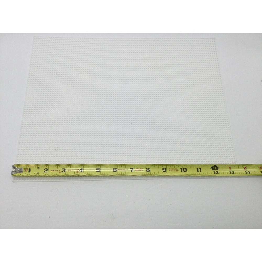 Needlepoint Plastic Canvas Sheet Scraps Destash Lot