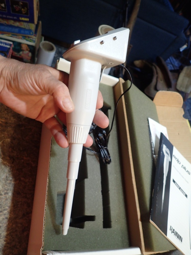 Rainin EDP Plus Motorized Microliter Pipette EP-1000 in original box