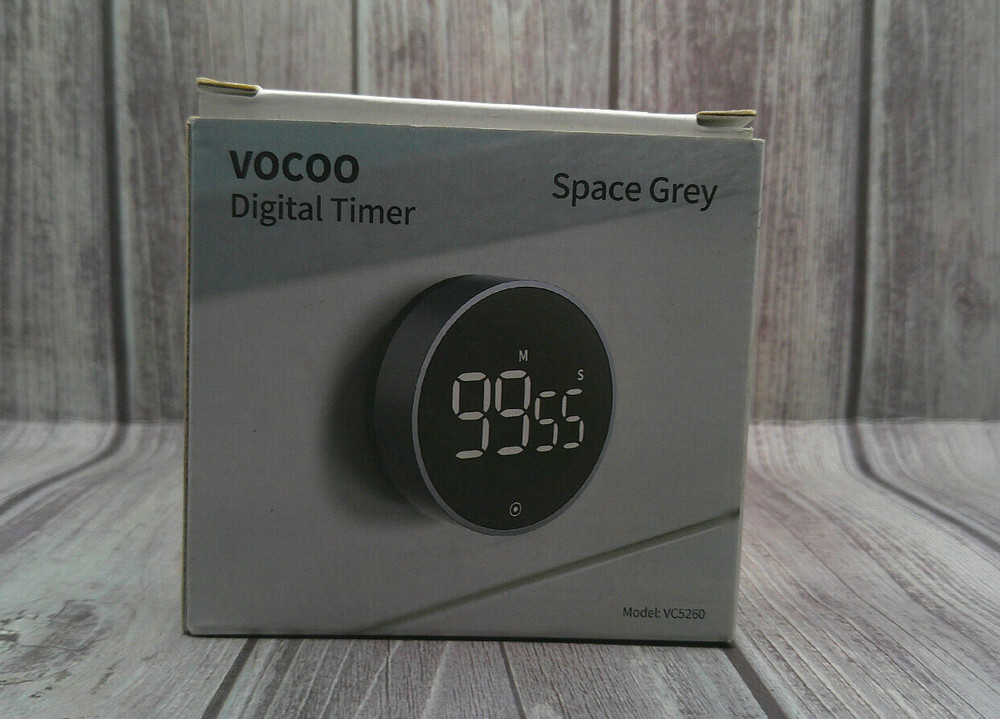 Vocoo VC5260 Space Grey, Digital Timer