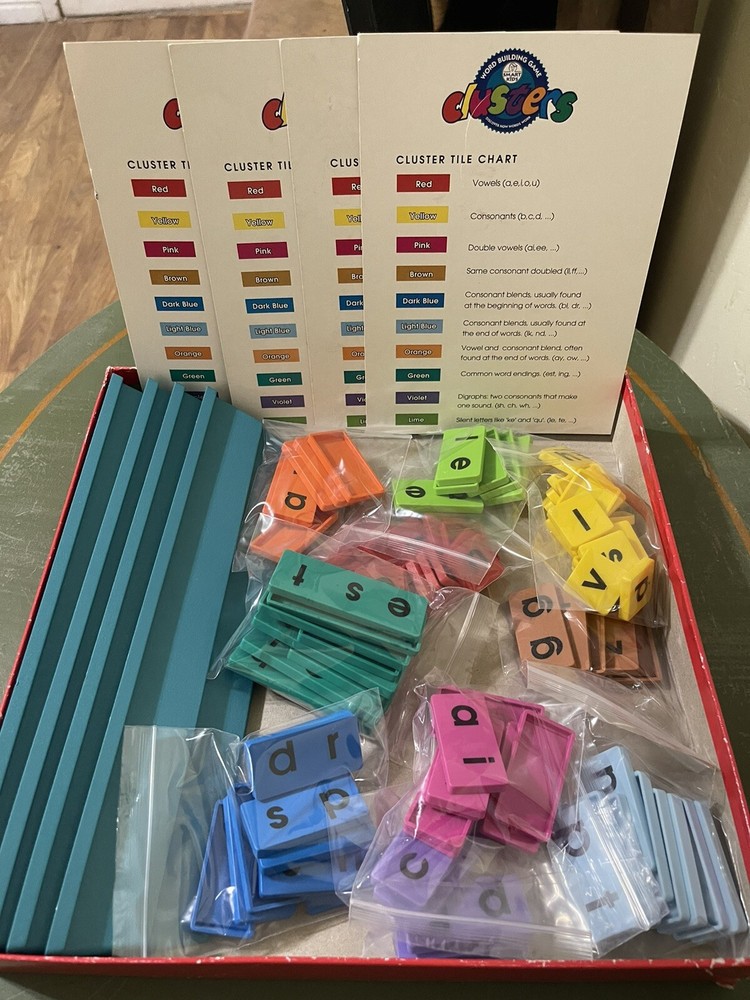 Smart Phonics Clusters Word Building Game Homeschool Reading Language Education