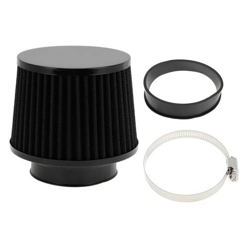 Engine Air Filter 76mm/70mm High Flow Cylinder Clamp-On Cold Air Intake Filter