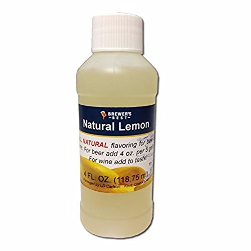 Natural Lemon Flavoring Concentrate 4 oz for Beer and Wine Making