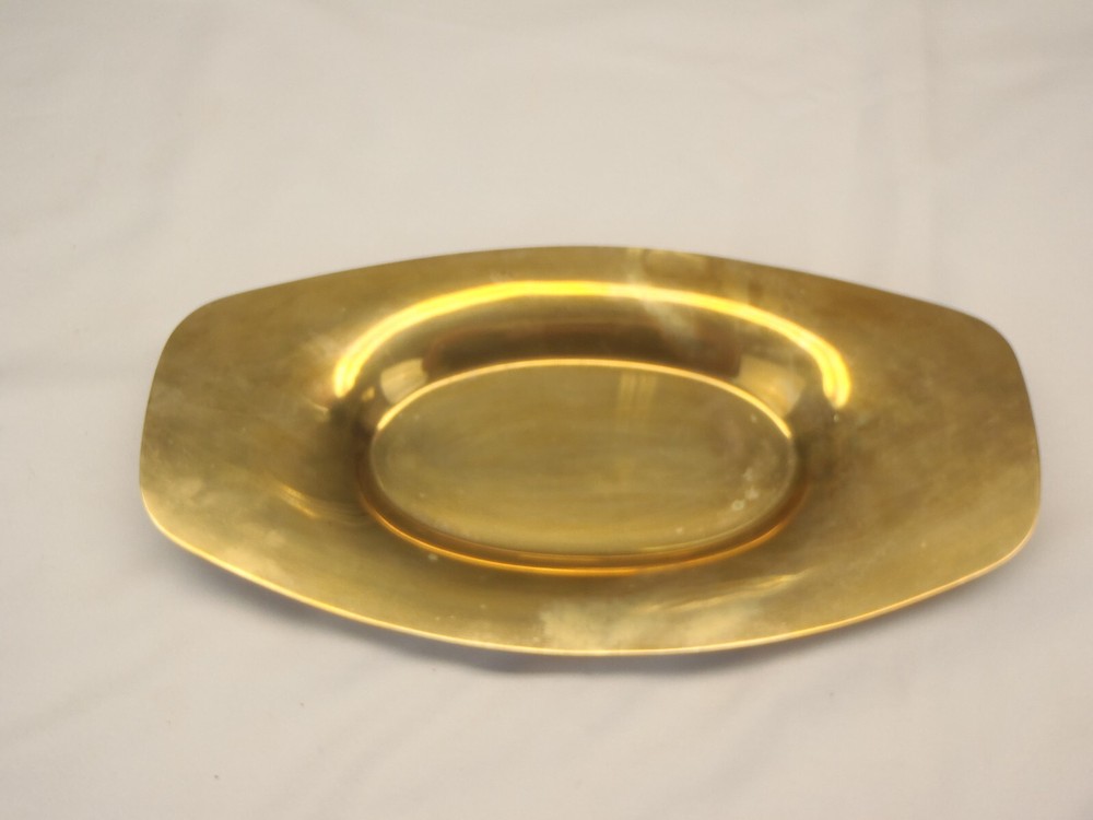 VTG Dirigold Dirilyte Bread Serving Tray Center Piece Compote Dish Plate Platter