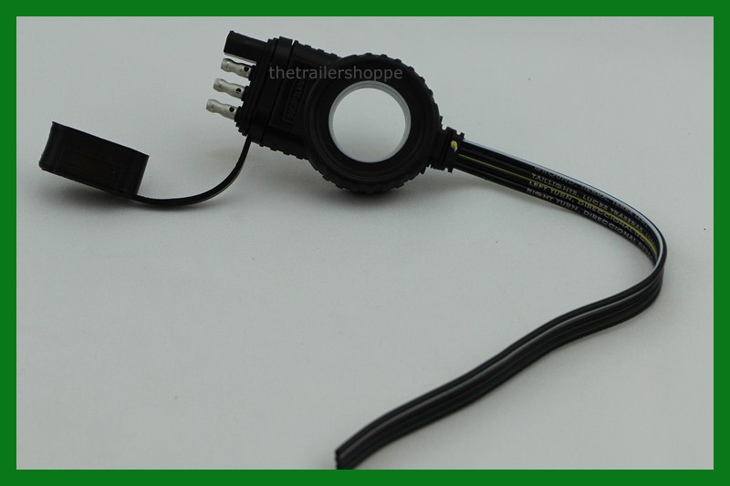 Trailer End Light Wiring Harness 4 Way Pole Pin EZ Pull Connector & LED Test
