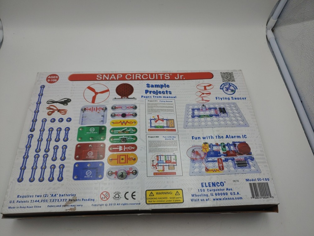 Snap Circuits Jr SC 100 Electronics Discovery Kit