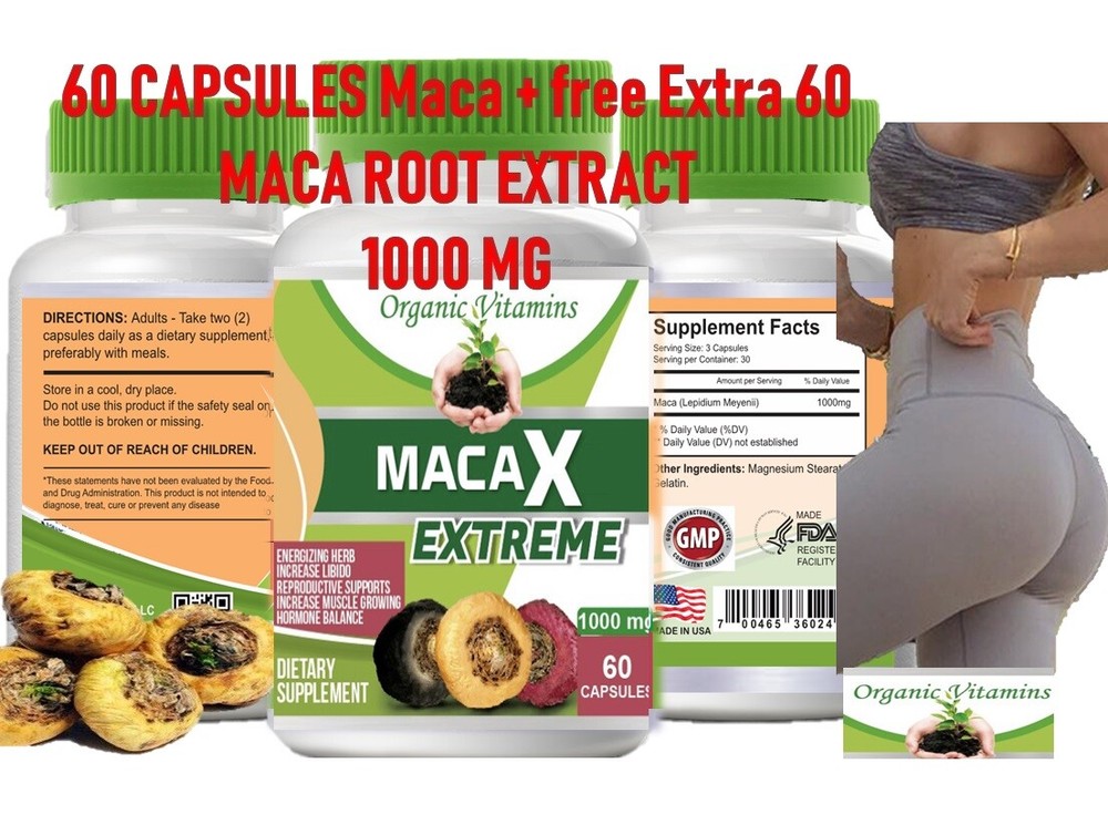 Healthy Enhanced EXTREME Maca XL LIBIDO ENHANCER 120 CAPSULES