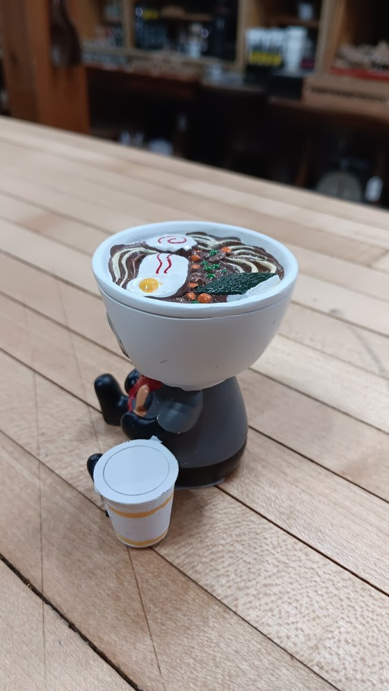Furrybones Ramen Skeleton Figurine Bowl Head