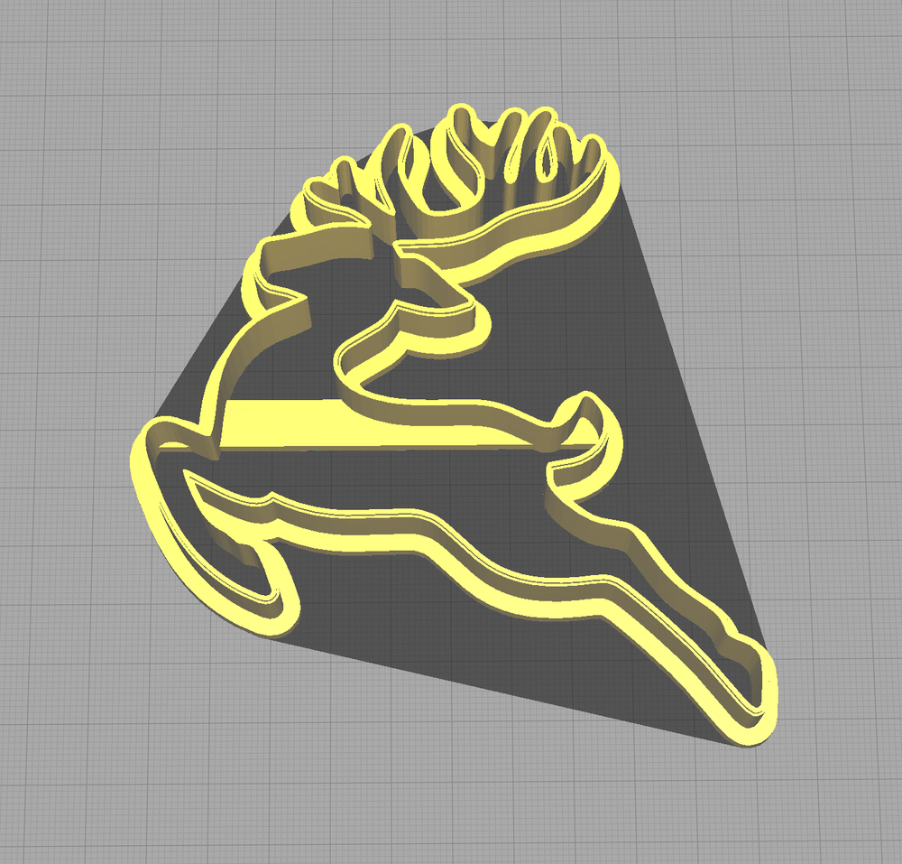 Christmas Reindeer Shaped Cookie Cutter