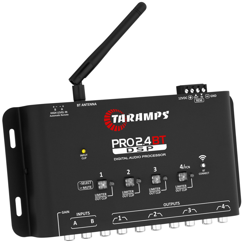 Taramps Audio Processor PRO 2.4BT – DSP Bluetooth Control via App