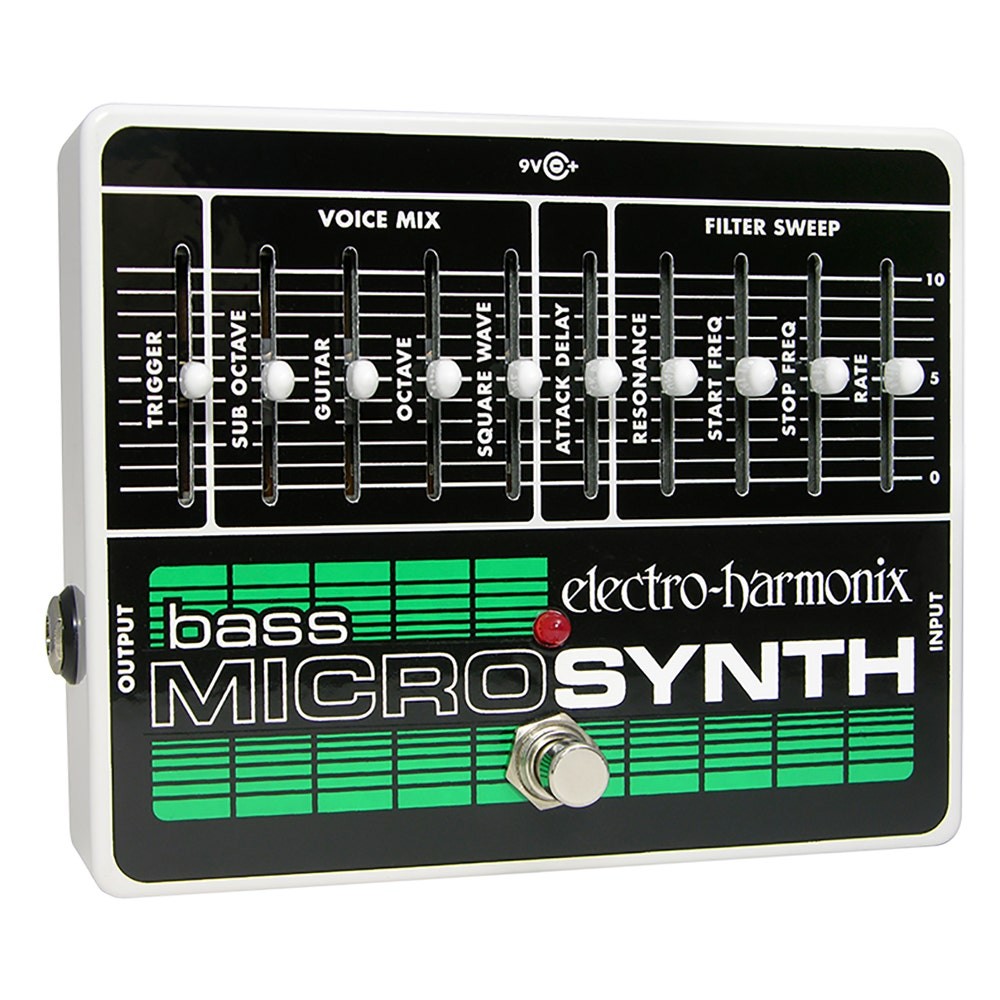 Electro-Harmonix Bass MicroSynth Guitar Effects Micro Synth Synthesizer Pedal