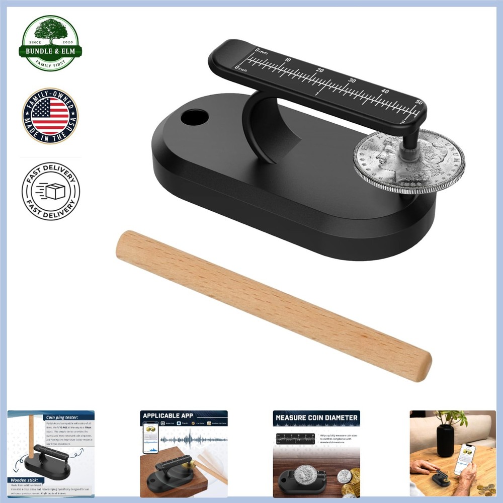 Accurate Coin Authenticity Tester with  Materials and Simple Design