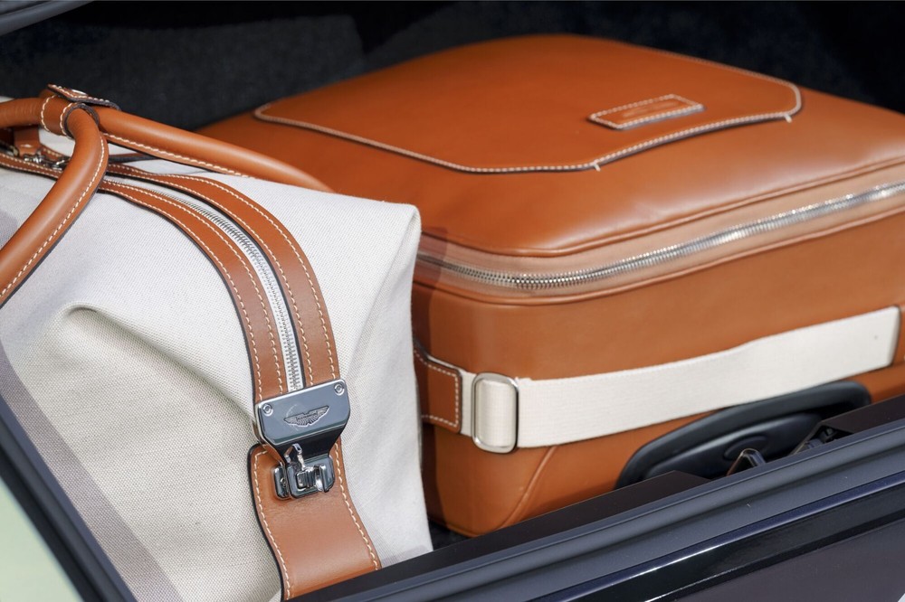 Aston Martin 4 Piece Tan Luggage Set