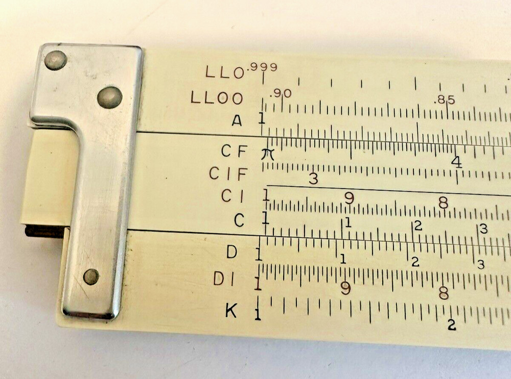 Keuffel & Esser K+E Slide Rule 4081-3 Log Duplex NICE