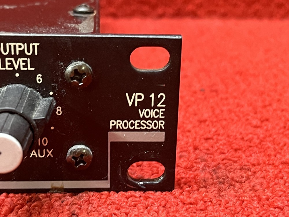 Used Black Rane VP-12 Voice Processor 48V Phantom Power Good Condition