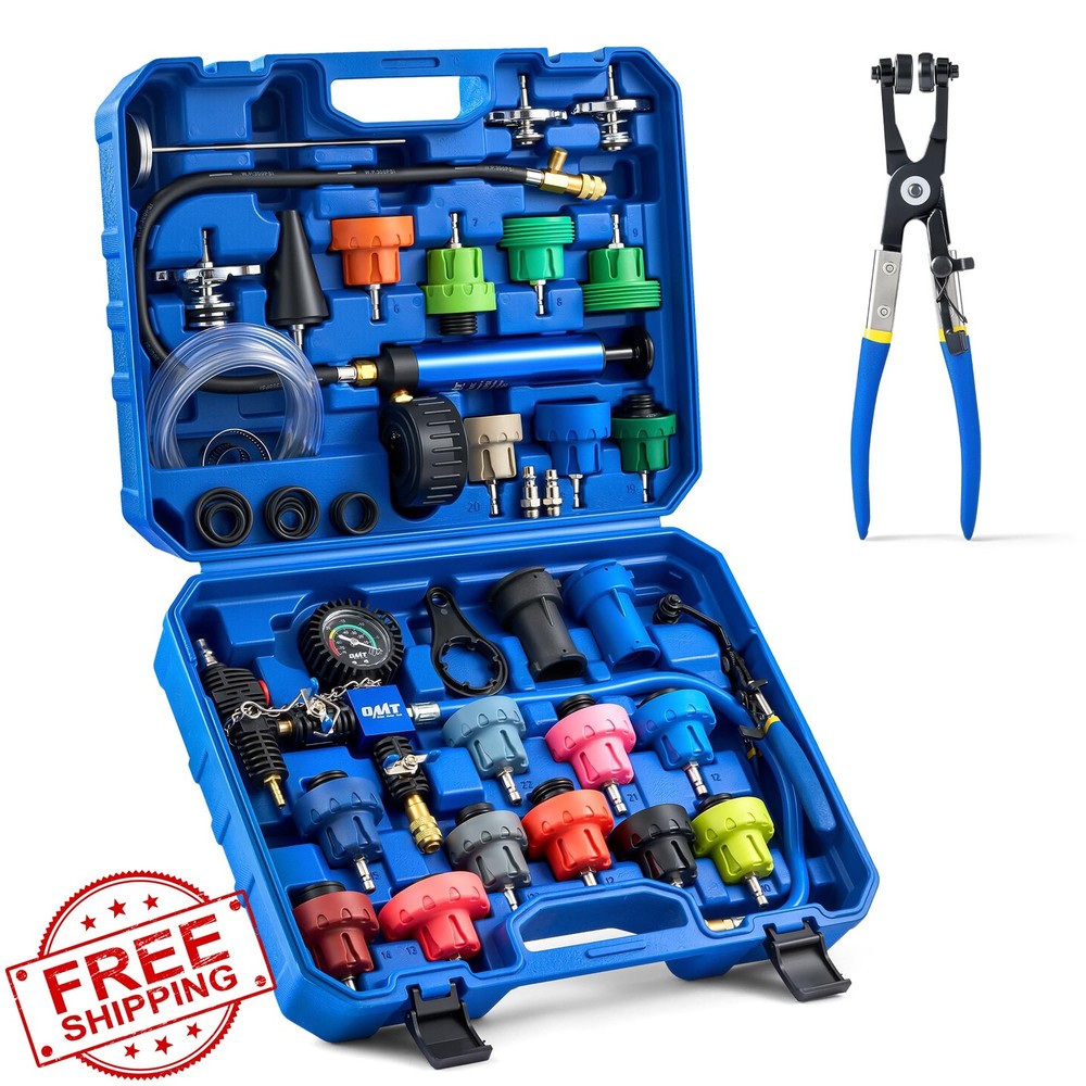 Orion Motor Tech Coolant Pressure Tester Kit 34pc