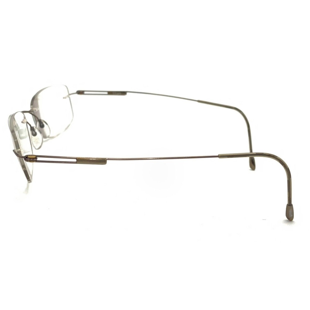 Silhouette Titanium Copper Bronze Rimless Eyeglasses Frames Austria Designer