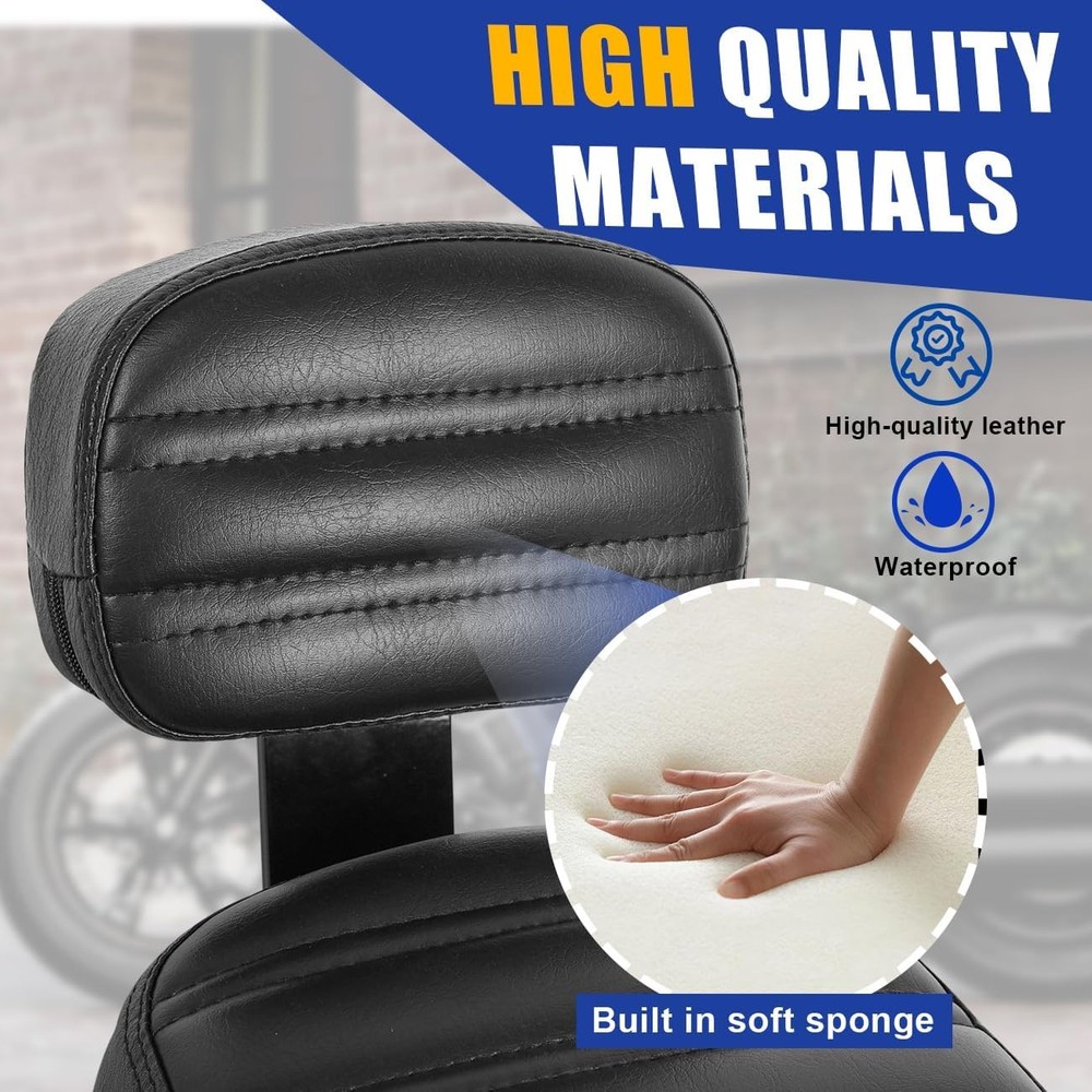 Motorcycle Passenger Backrest for Indian Scout