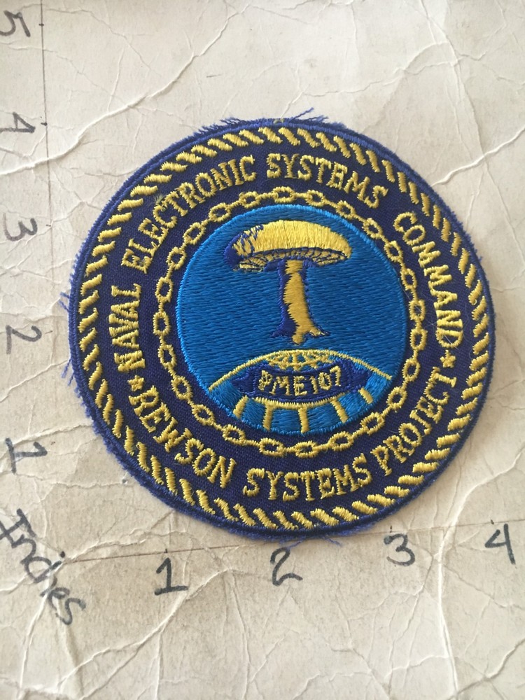 US Navy Naval Electronic Systems Command Rewson Systems Project USN Patch 8/9/25