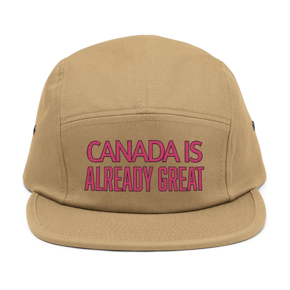 Canada Is Already Great, Embroidered 5 Panel Cap, Adjustable, One Size