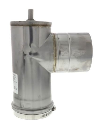 Z-Flex Z-Vent 3" Vertical Condensation Drain Tee (2SVEVWCF03)