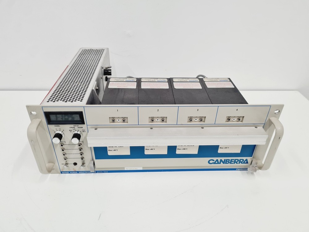 Canberra 7404 Alpha Spectrometer - 4 × 7404-01 Modules