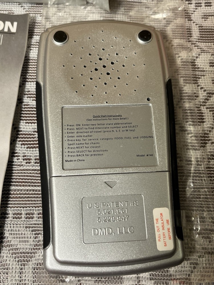 Talking Trip Navigator Model 740 Never used